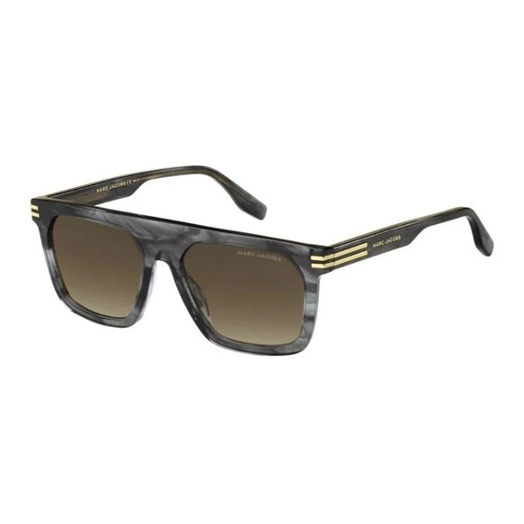 NEW MARC JACOBS SUNGLASSES GREY BROWN MEN EYEWEAR MARC JACOBS MARC 680/S 02W8 HA